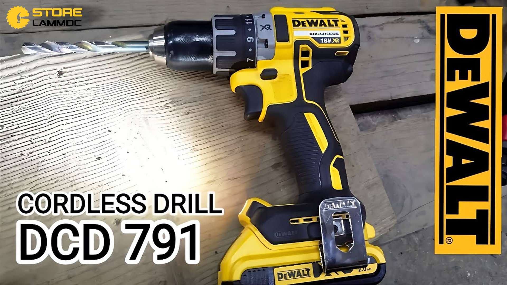 Máy Khoan Pin DeWALT DCD791