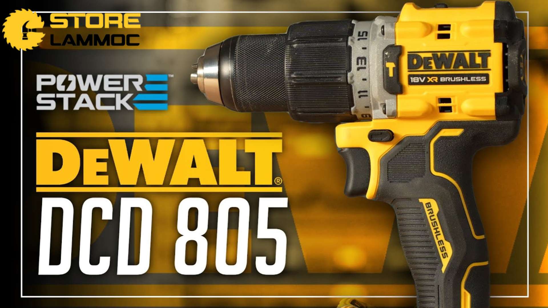 Máy khoan pin DeWALT dòng DCD805