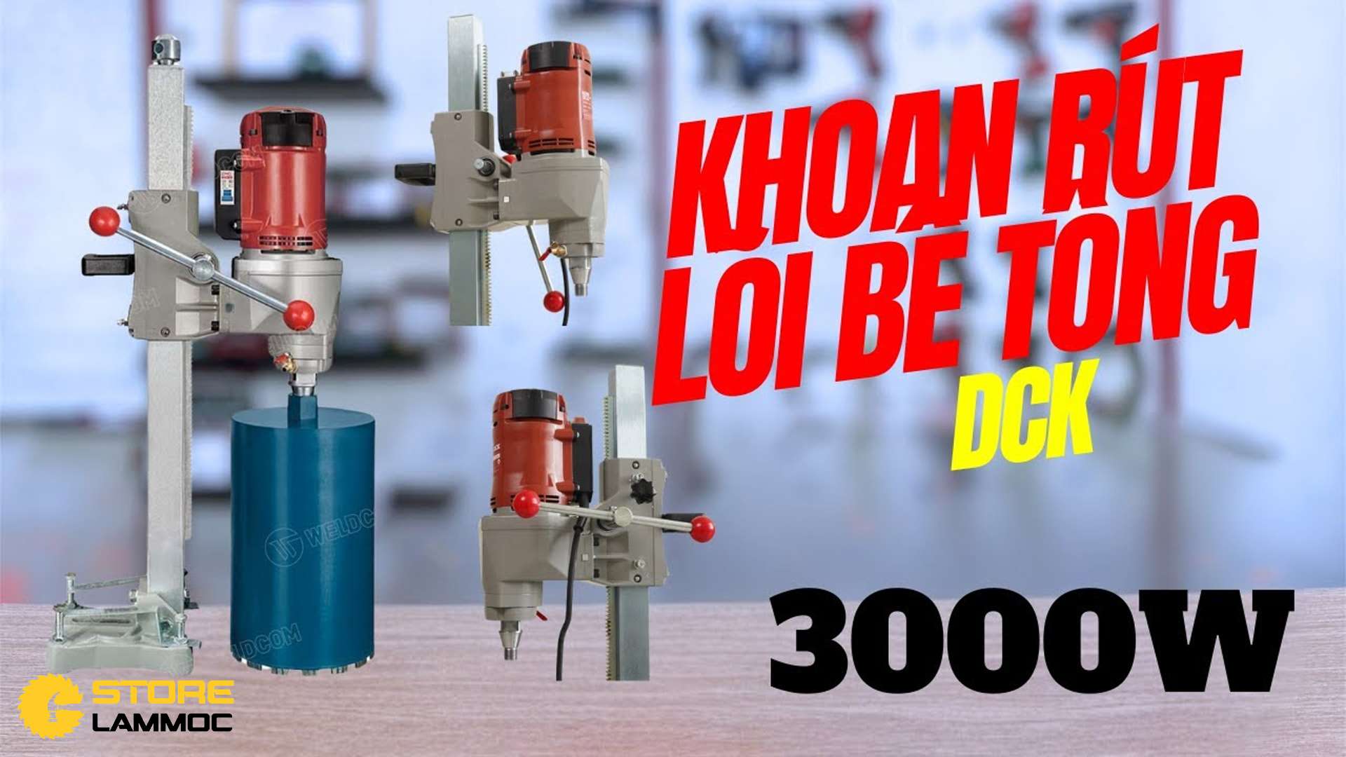 Máy khoan rút lõi DCK