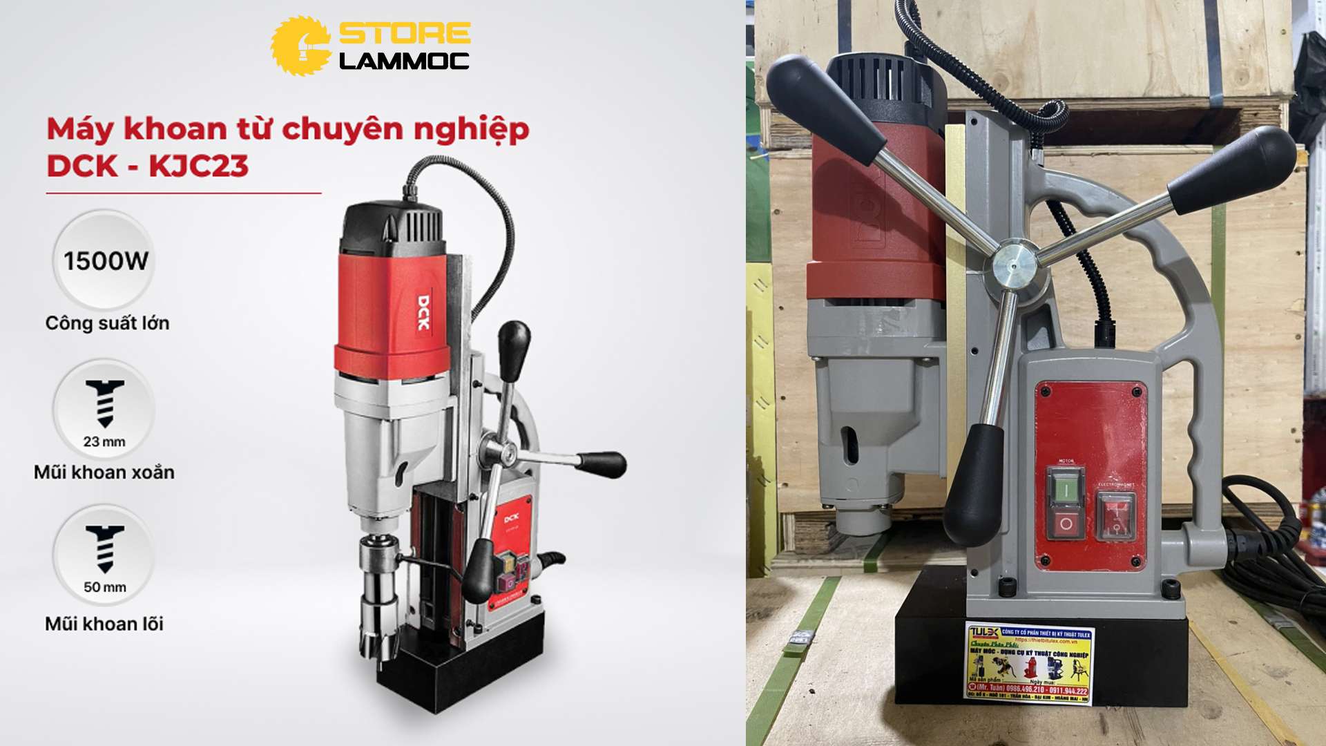 Máy khoan từ DCK
