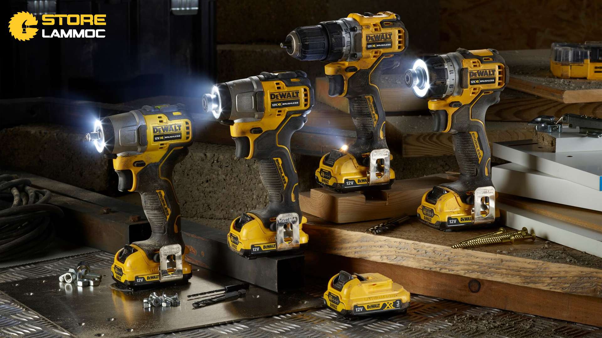 Máy khoan vặn vít pin Dewalt