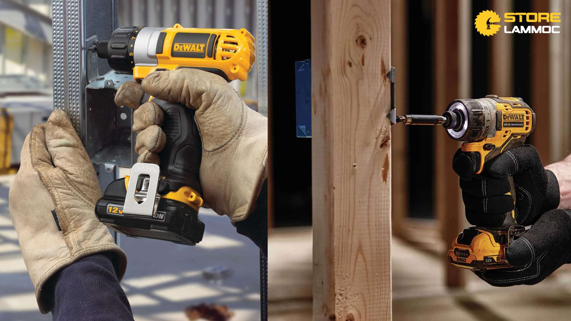 Máy khoan vặn vít pin Dewalt