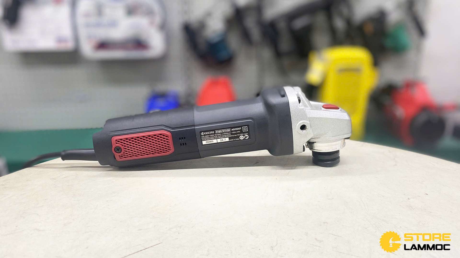 Máy mài góc 710W Kyocera AG1000T (công tắc đuôi)