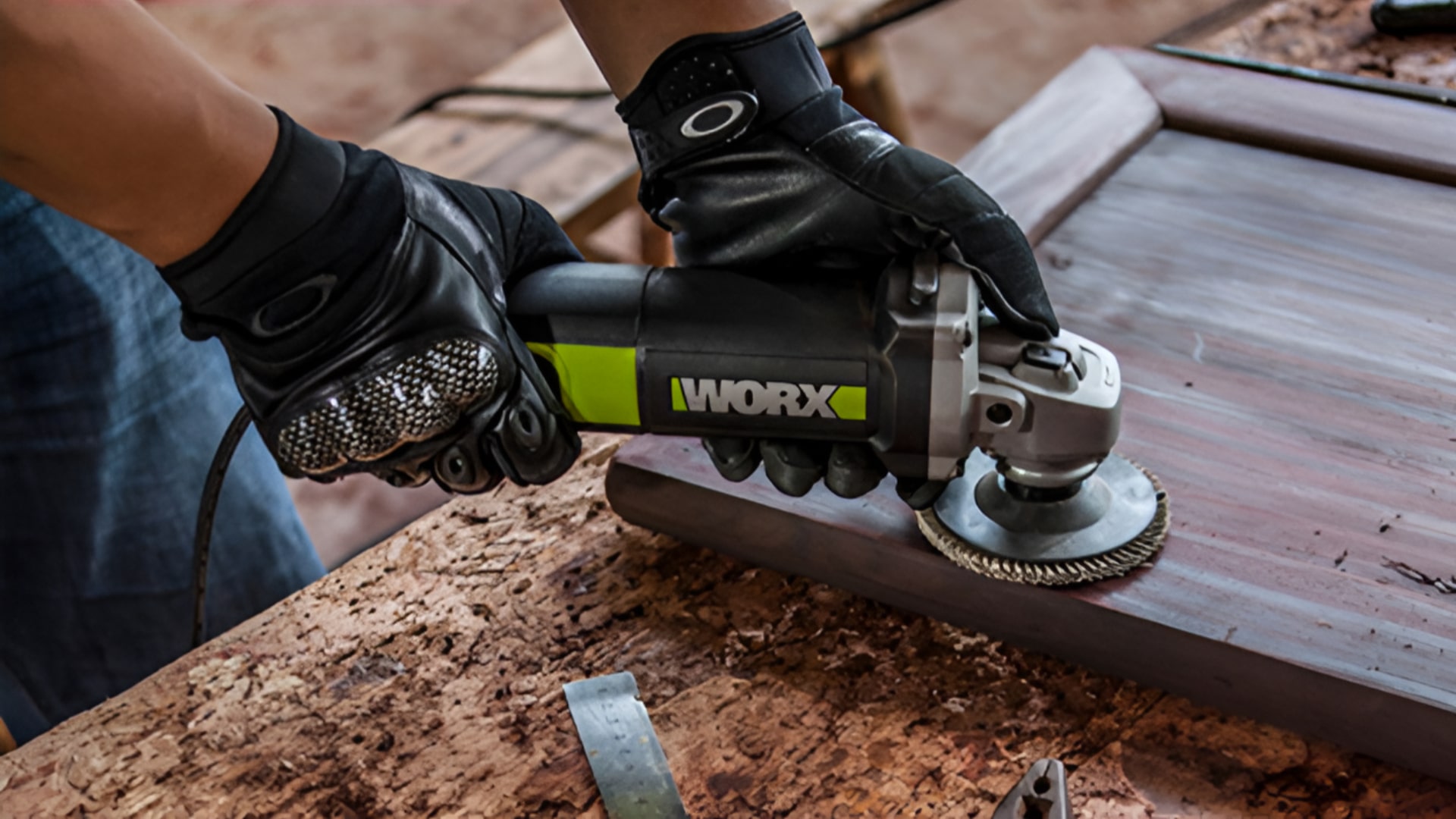 máy mài góc cầm tay Worx