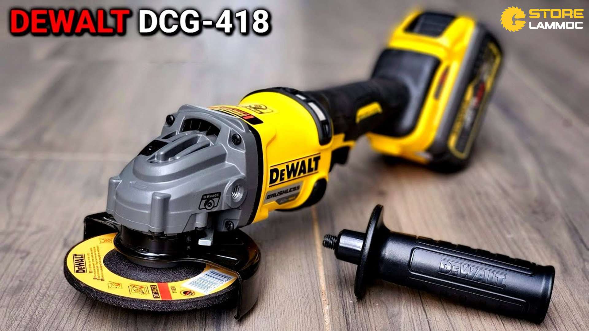Máy Mài Góc Pin Dewalt DCG418
