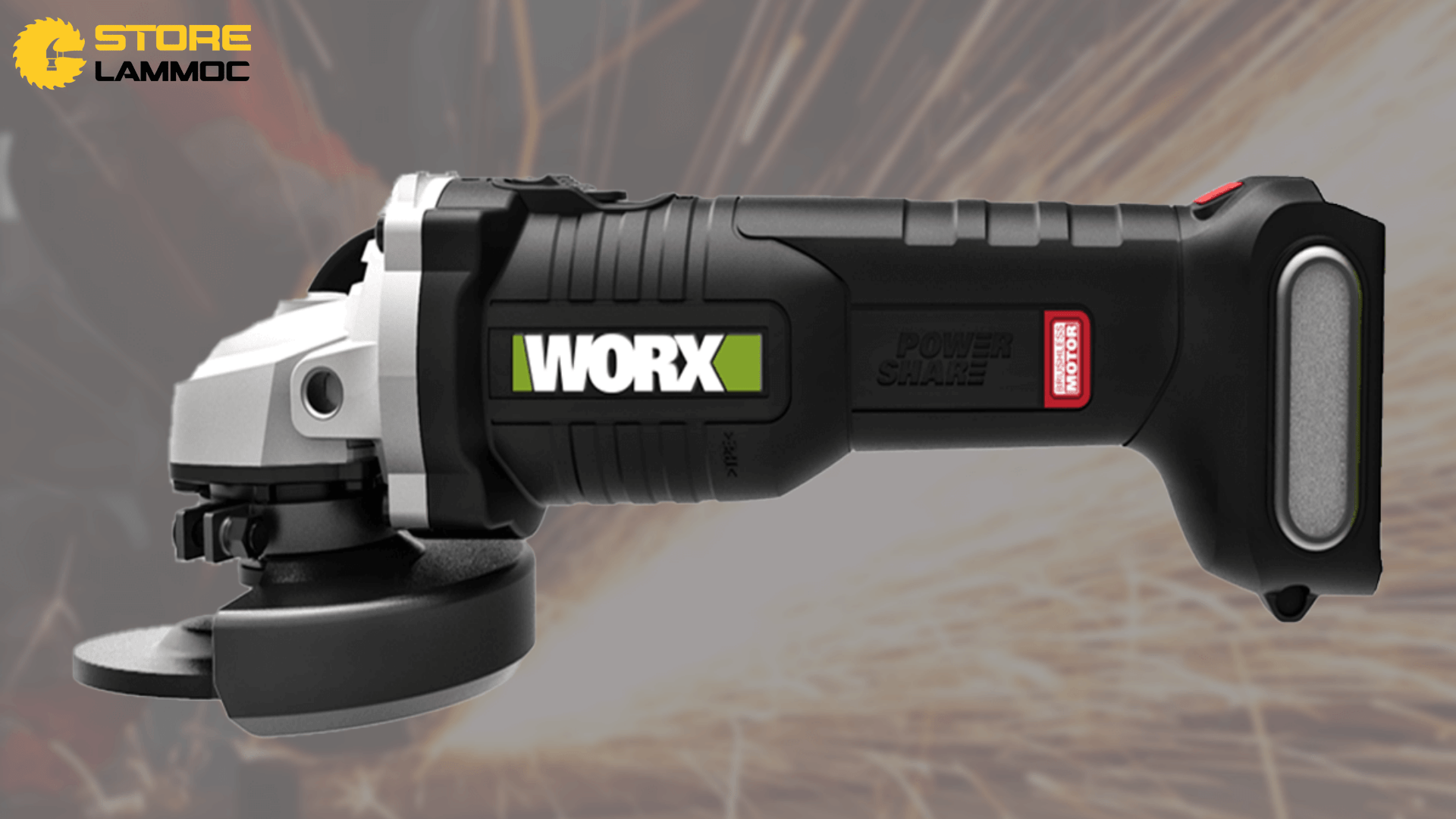 Máy mài góc sử dụng pin Worx