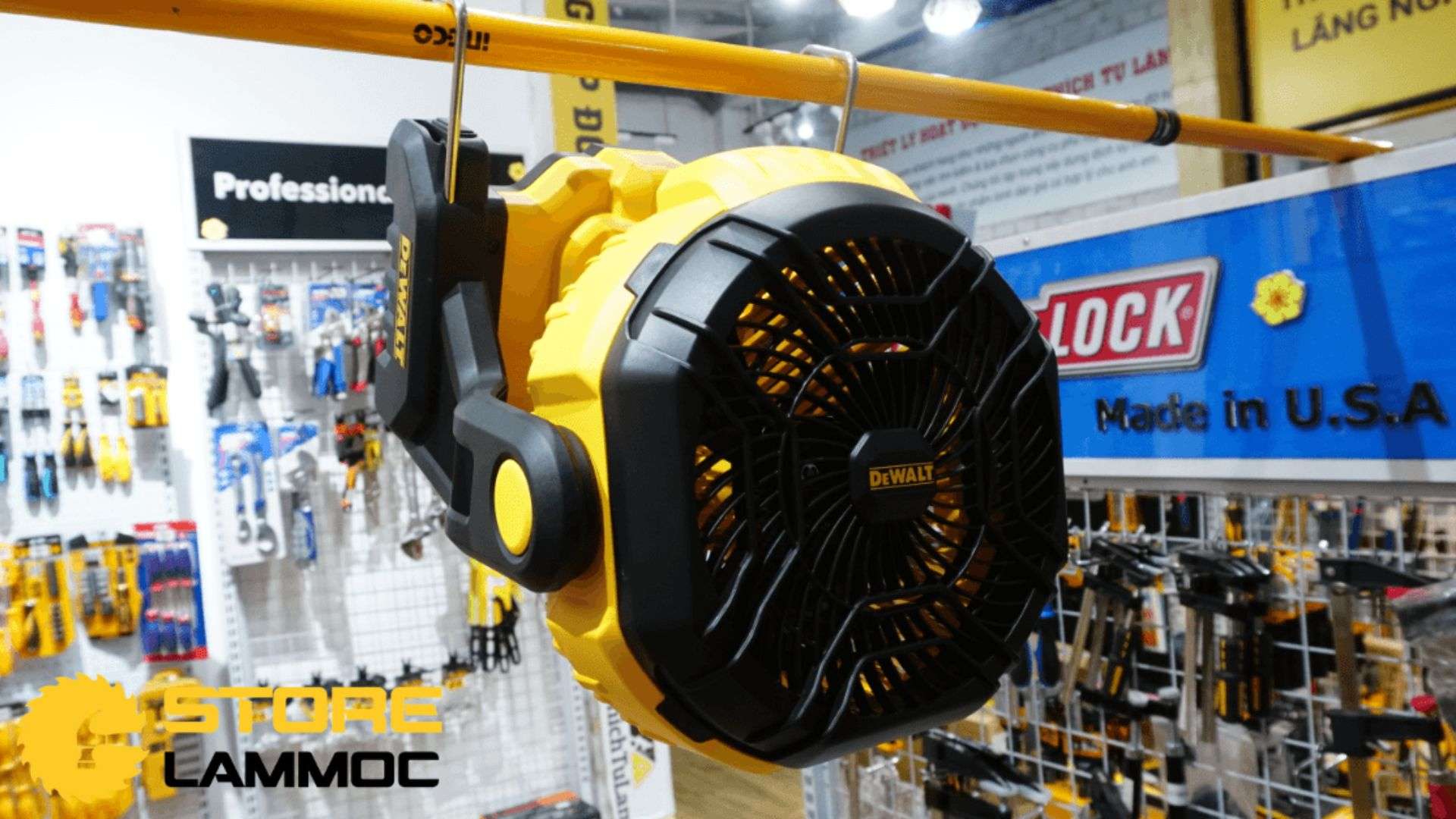 Tính năng treo của máy quạt pin DEWALT DCE512