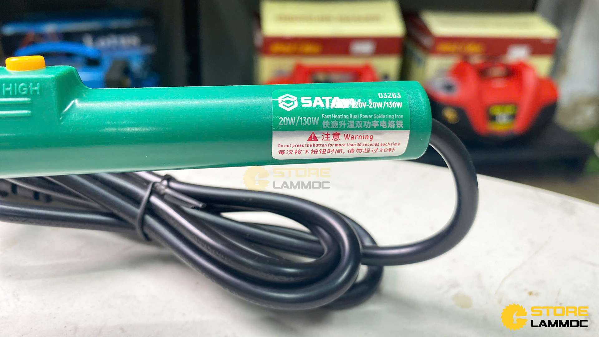 Mỏ hàn công suất kép 20W/130W Sata 03263