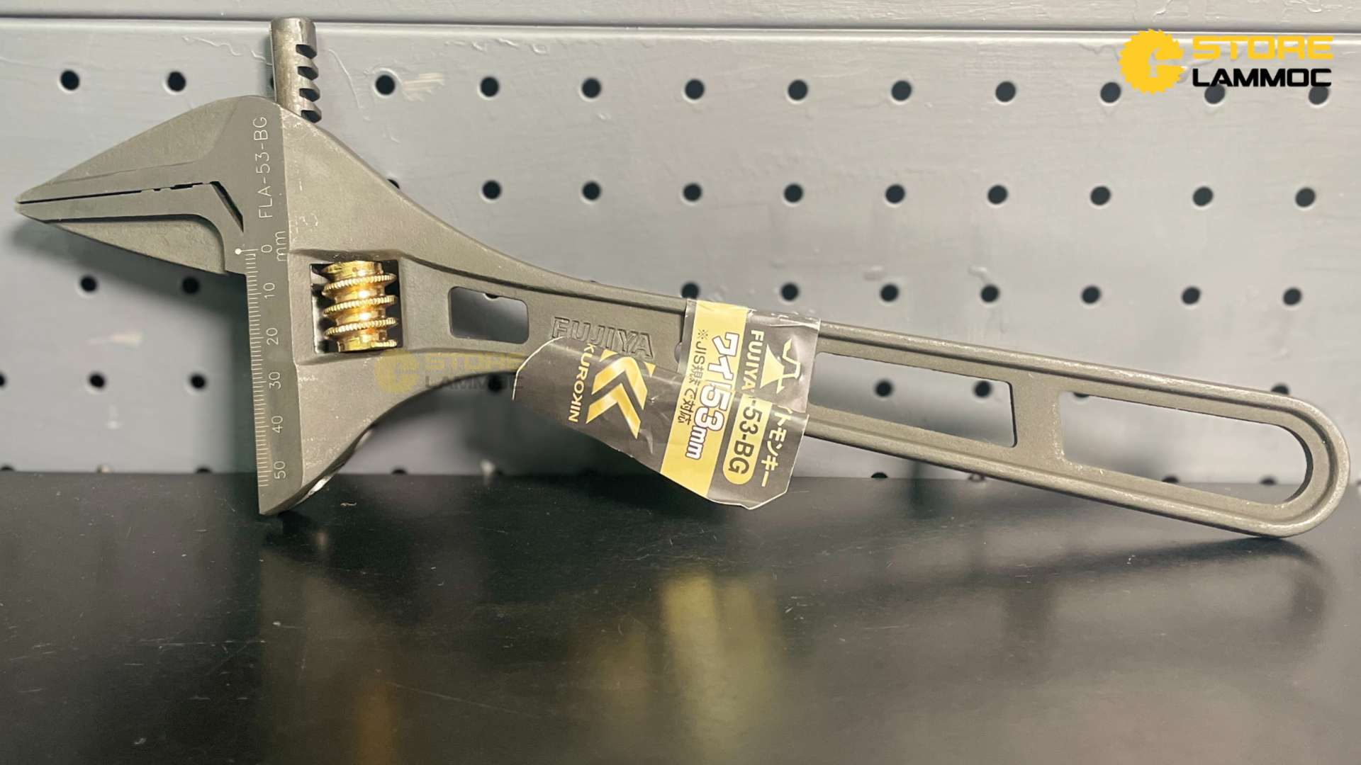 Mỏ lết cán díp mở 0-53mm dòng Kurokin Fujiya FLA-53-BG