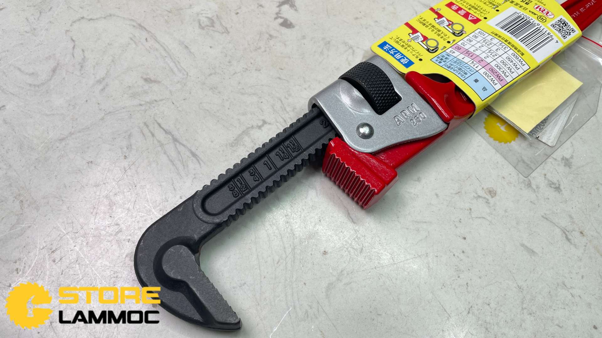 Mỏ lết răng thân sắt 250mm Arm PW-250