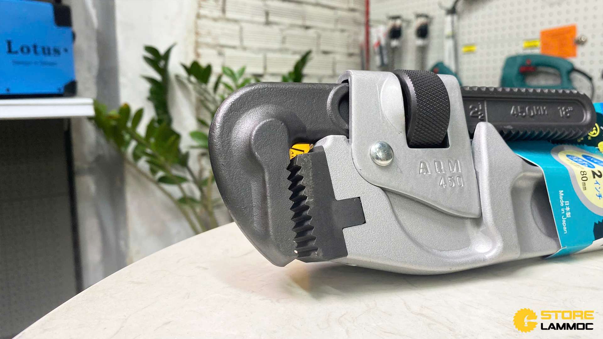 Mỏ lết răng thân nhôm 18inch 430mm Arm PW-AL450