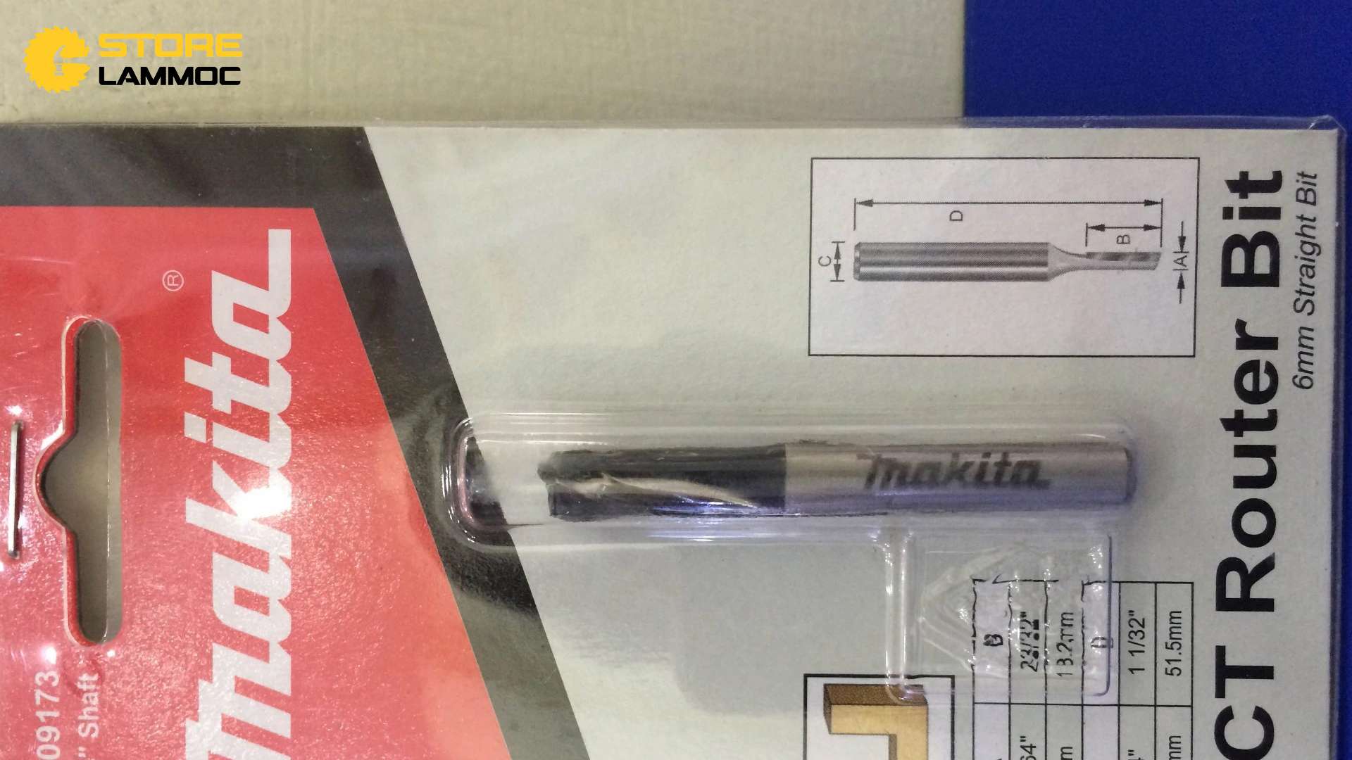 Mũi phay gỗ Makita