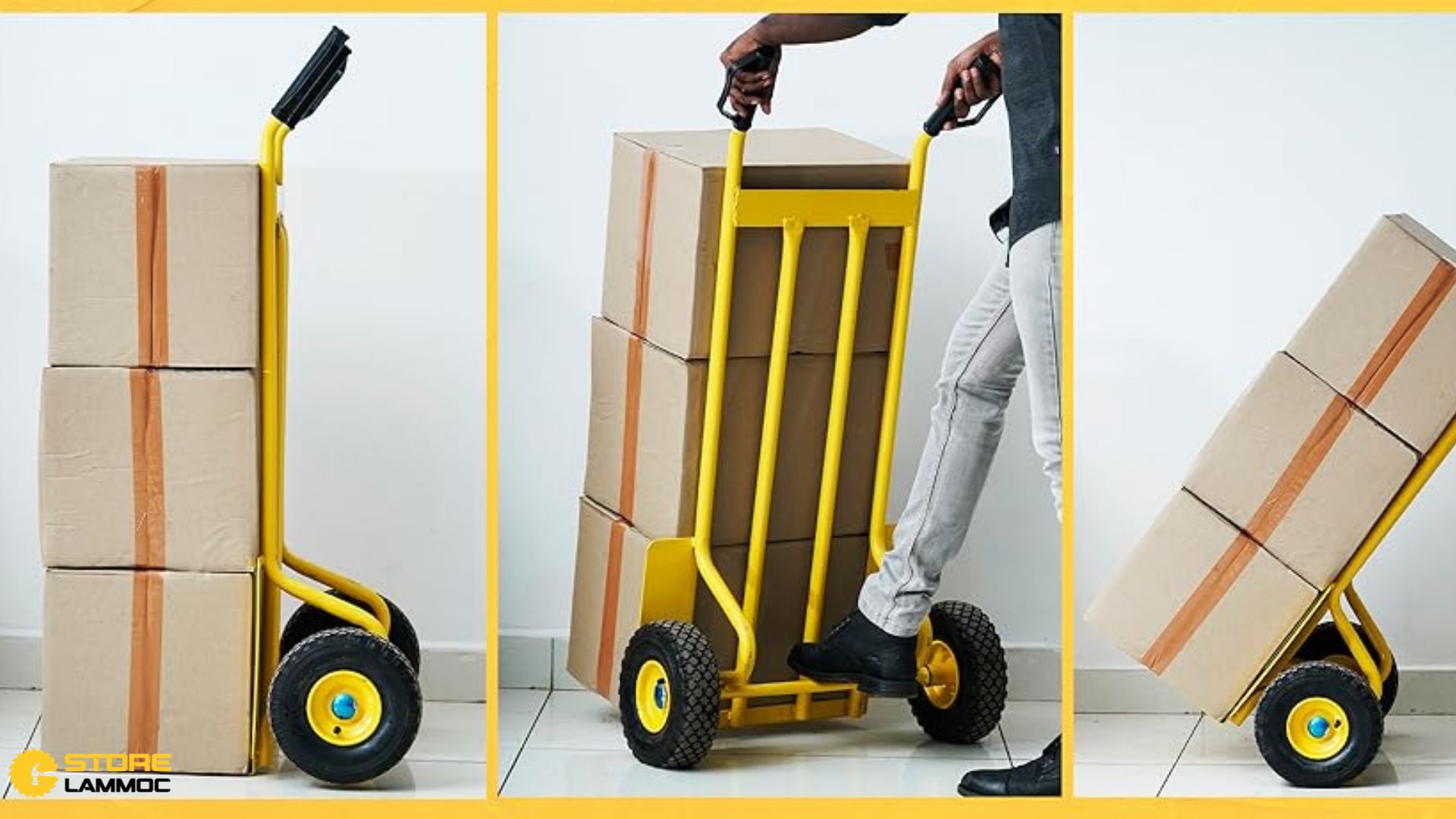 Những lưu ý khi sử dụng xe đẩy hàng Stanley