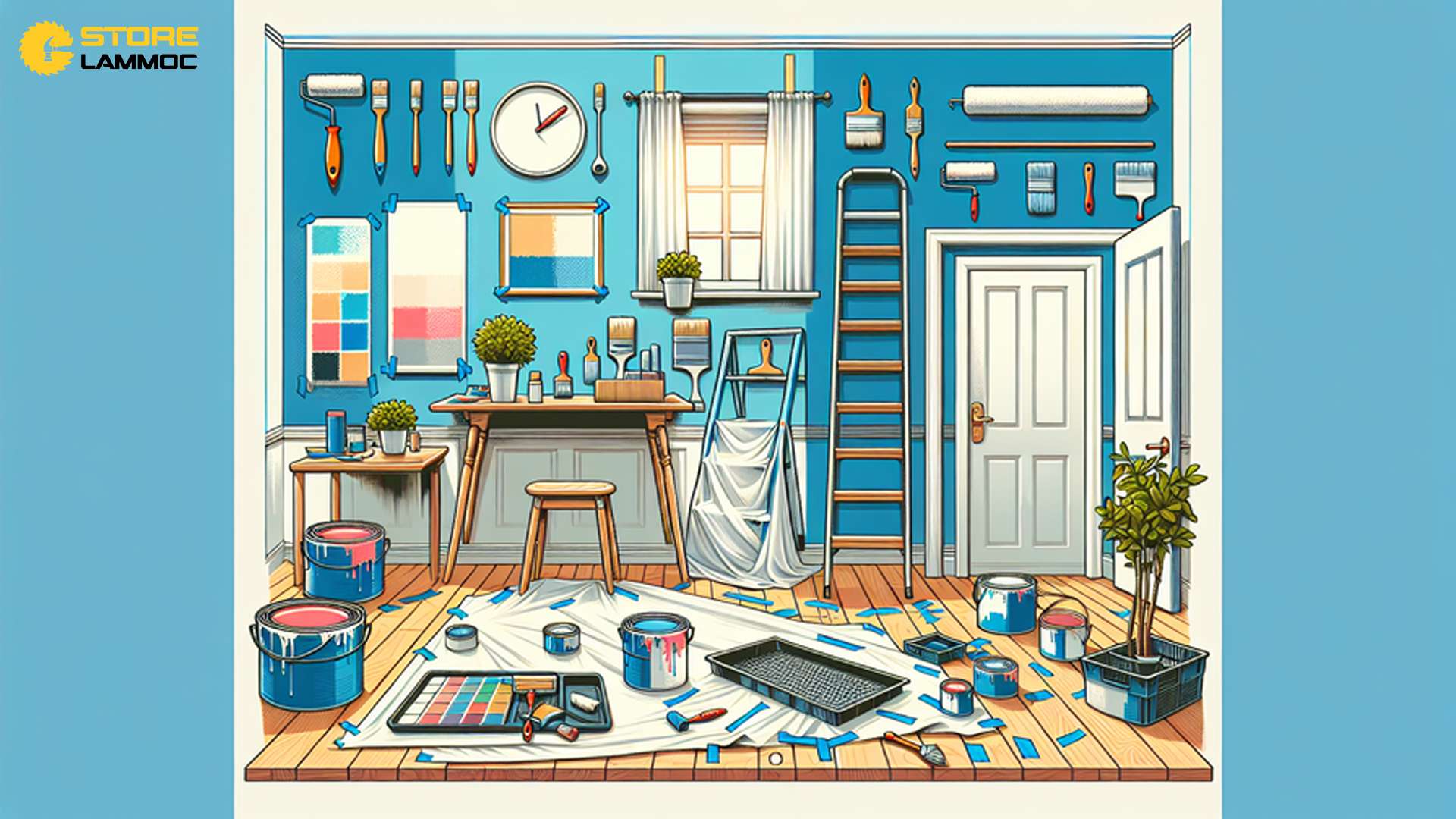 Những mẹo vặt sơn tường nhà hiệu quả cho mọi người