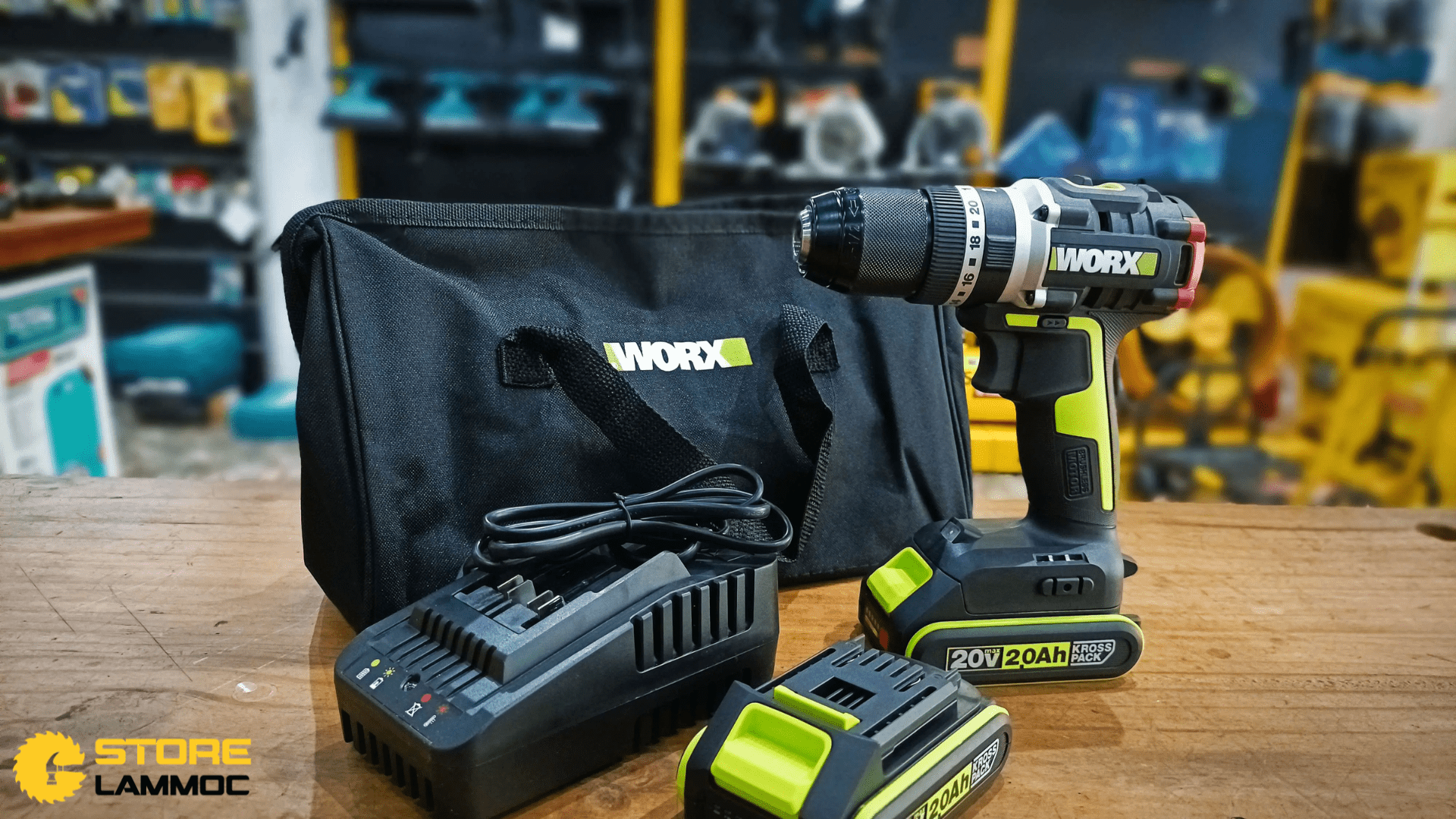 Phụ kiện của máy khoan pin Worx WU369