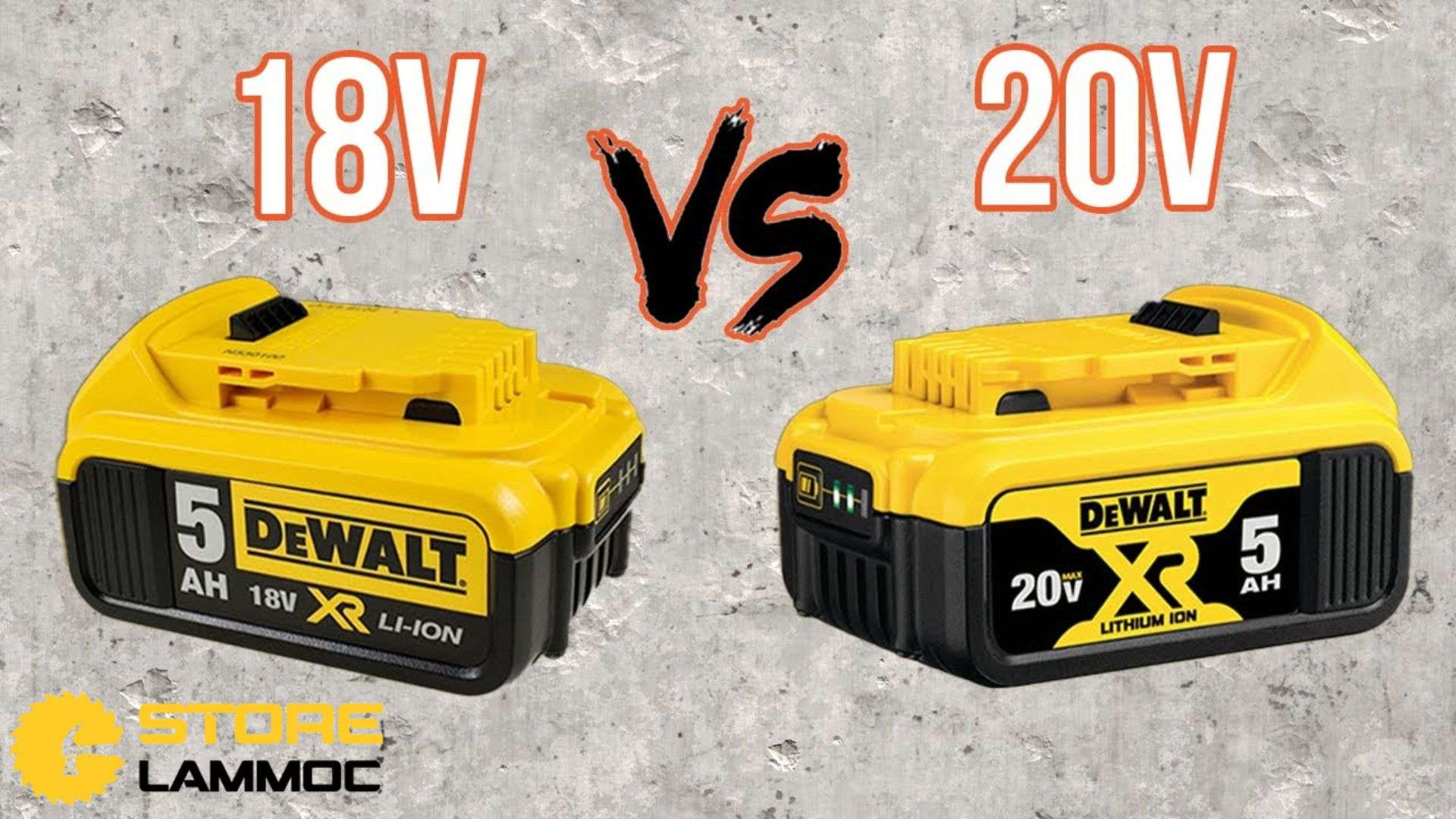 Pin Dewalt 18V XR và 20V Max