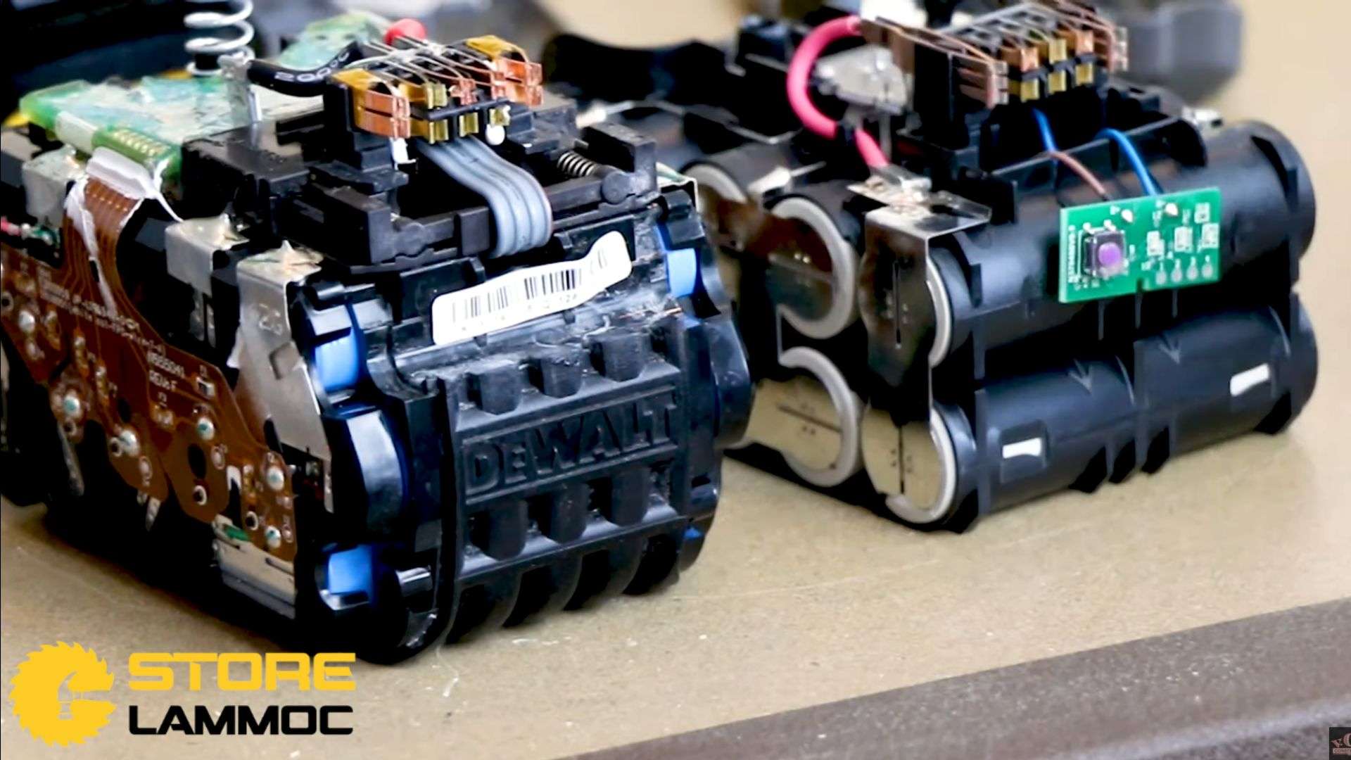 Bên trong Pin Dewalt 18V XR và 20V Max