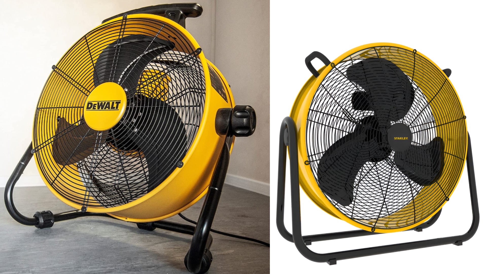 quạt công nghiệp Stanley và Dewalt