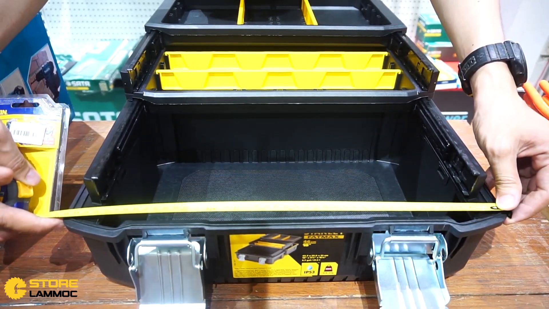 Rãnh cố định vật dụng dài