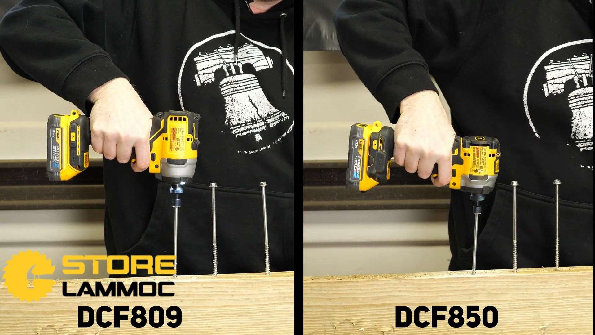 So sánh khả năng bắn vít của máy bắn vít DeWALT