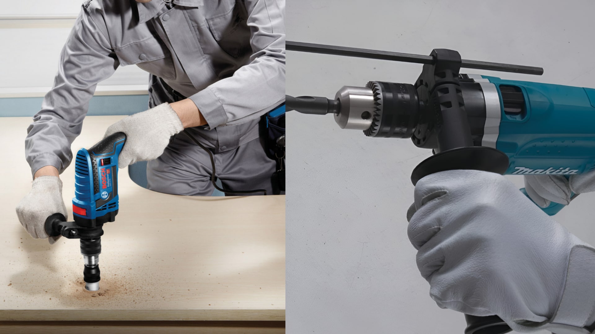 So sánh Máy khoan Bosch GSB13RE và Makita HP1630