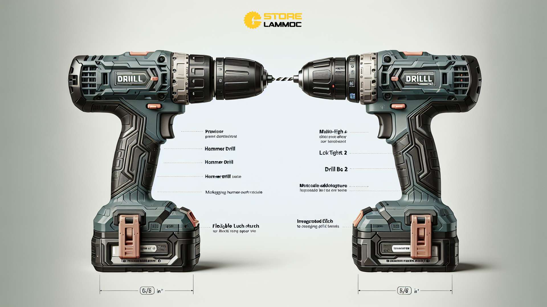 So sánh máy khoan pin Dewalt DCD800 và DCD805