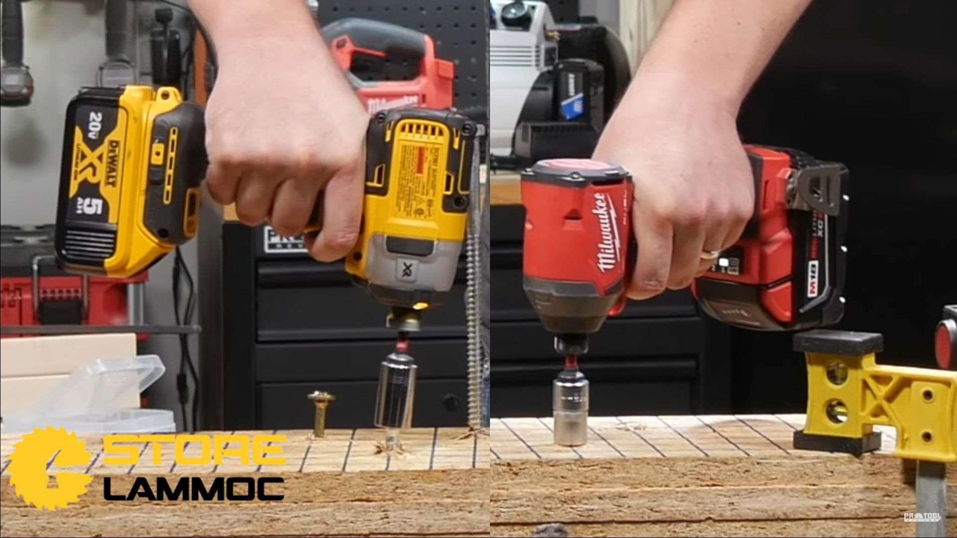 So sánh máy vặn vít pin DeWalt DCF887 và Milwaukee 2853 lần 3