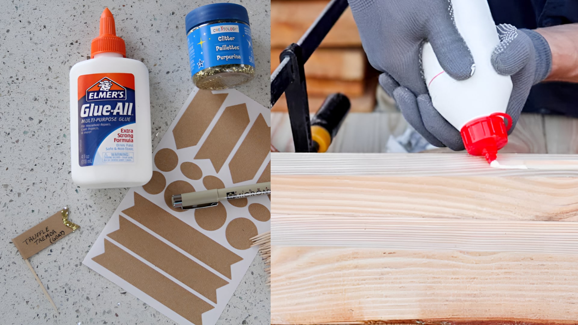 Sự khác biệt giữa keo dán gỗ và keo Elmer's đa dụng