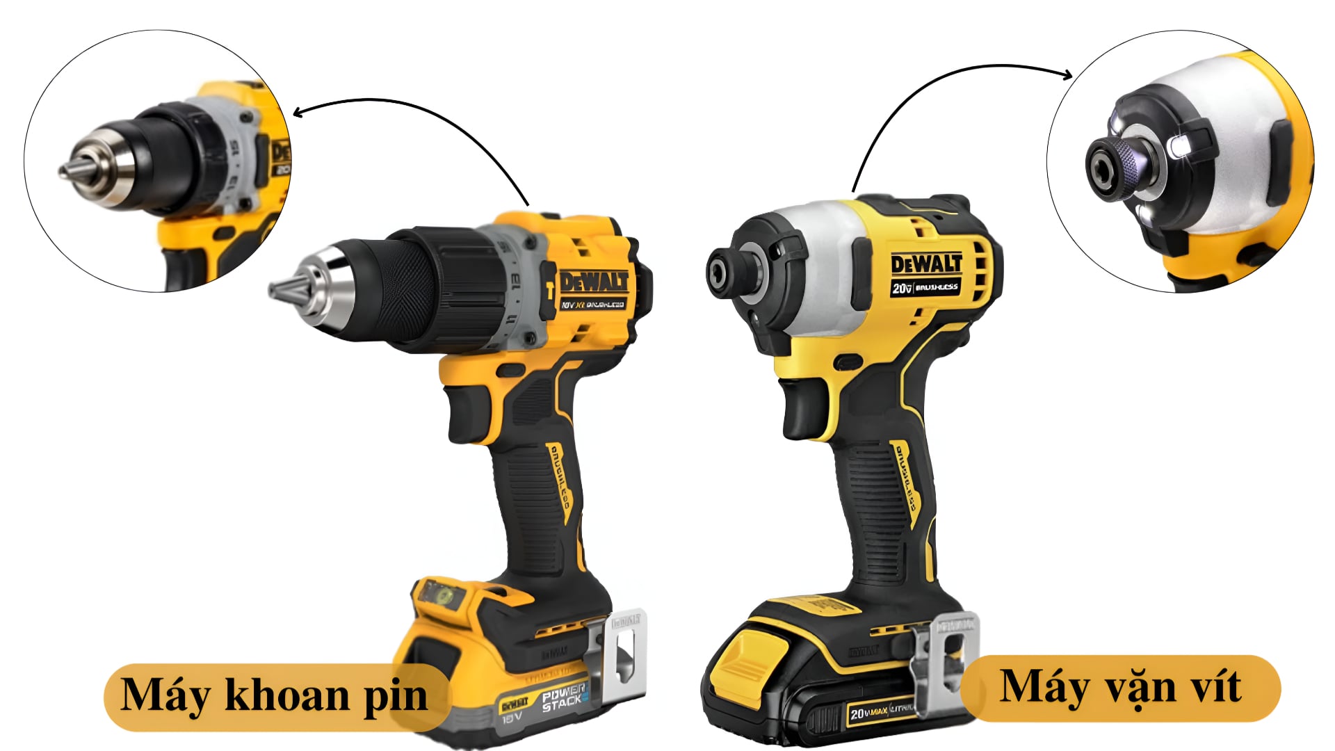 Sự Khác Biệt Cơ Bản Giữa Máy Khoan và Máy Vặn Vít