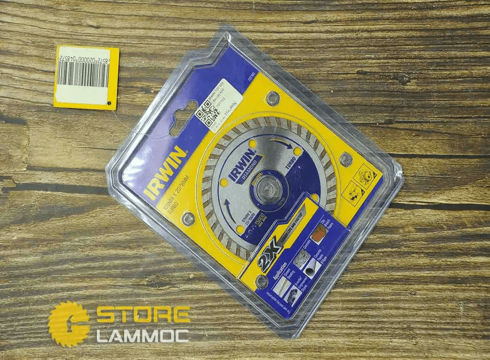 Lưỡi cắt gạch, đá granite khô-ướt Irwin TDT105