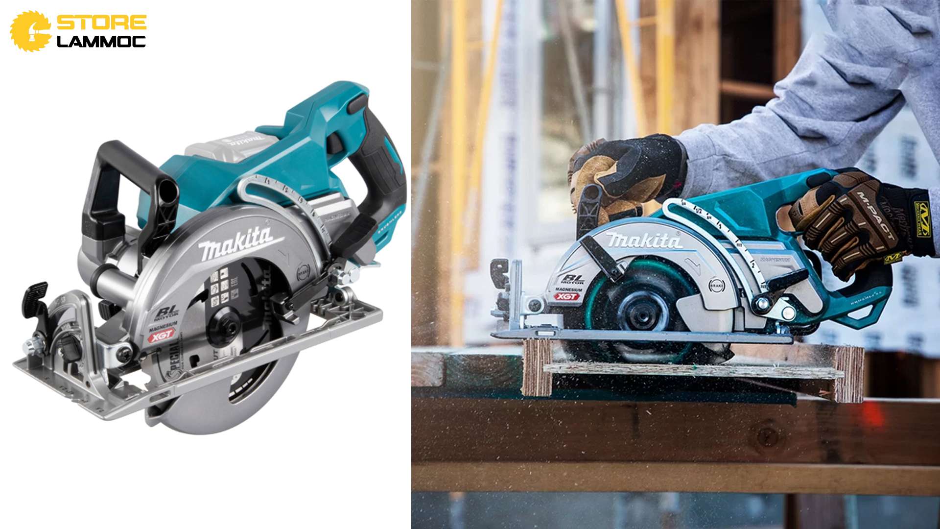 THÂN MÁY CƯA ĐĨA DÙNG PIN 40V 185MM MAKITA RS001GZ