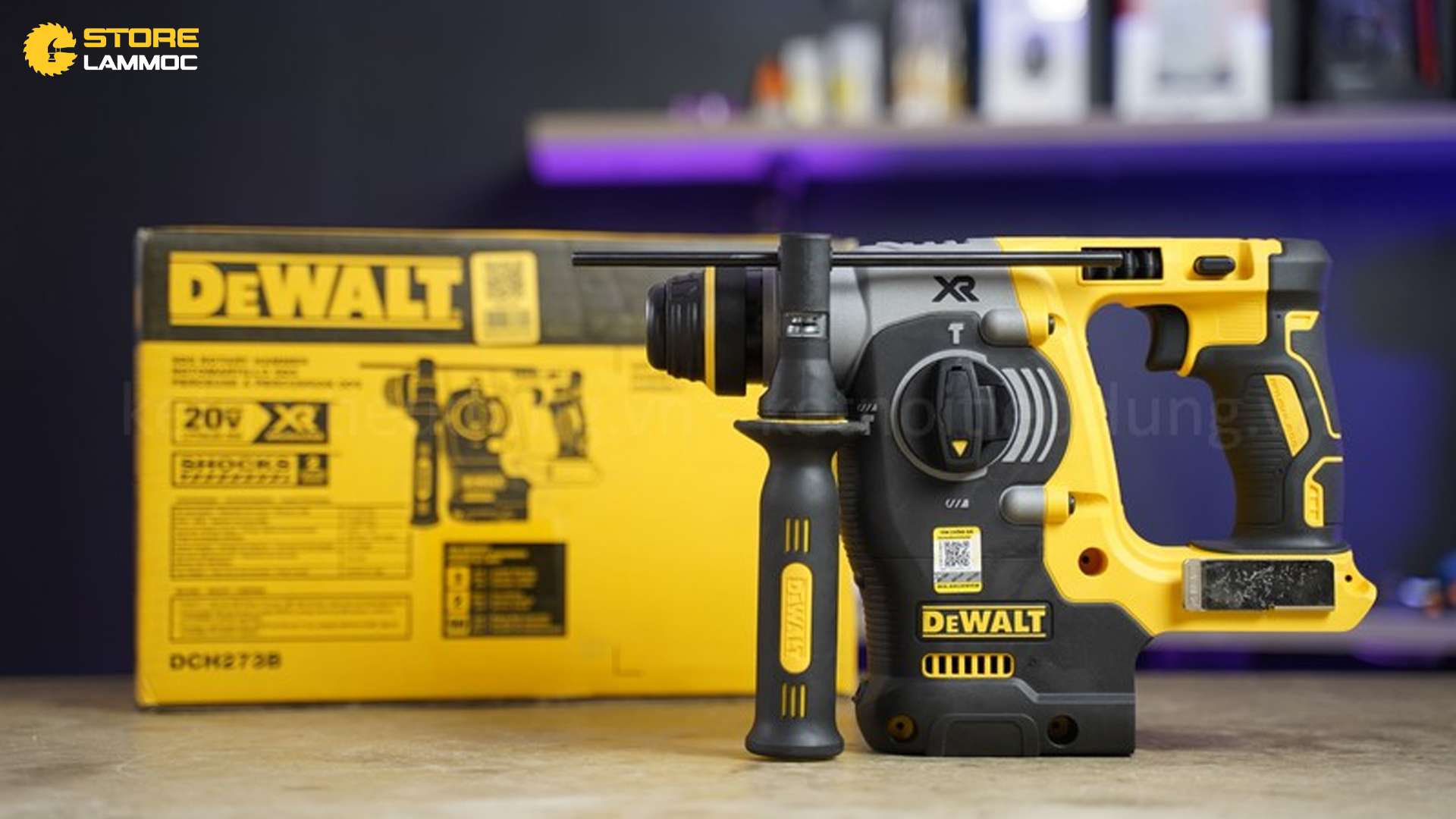 THÂN MÁY KHOAN BÊ TÔNG PIN 18V DEWALT DCH273B