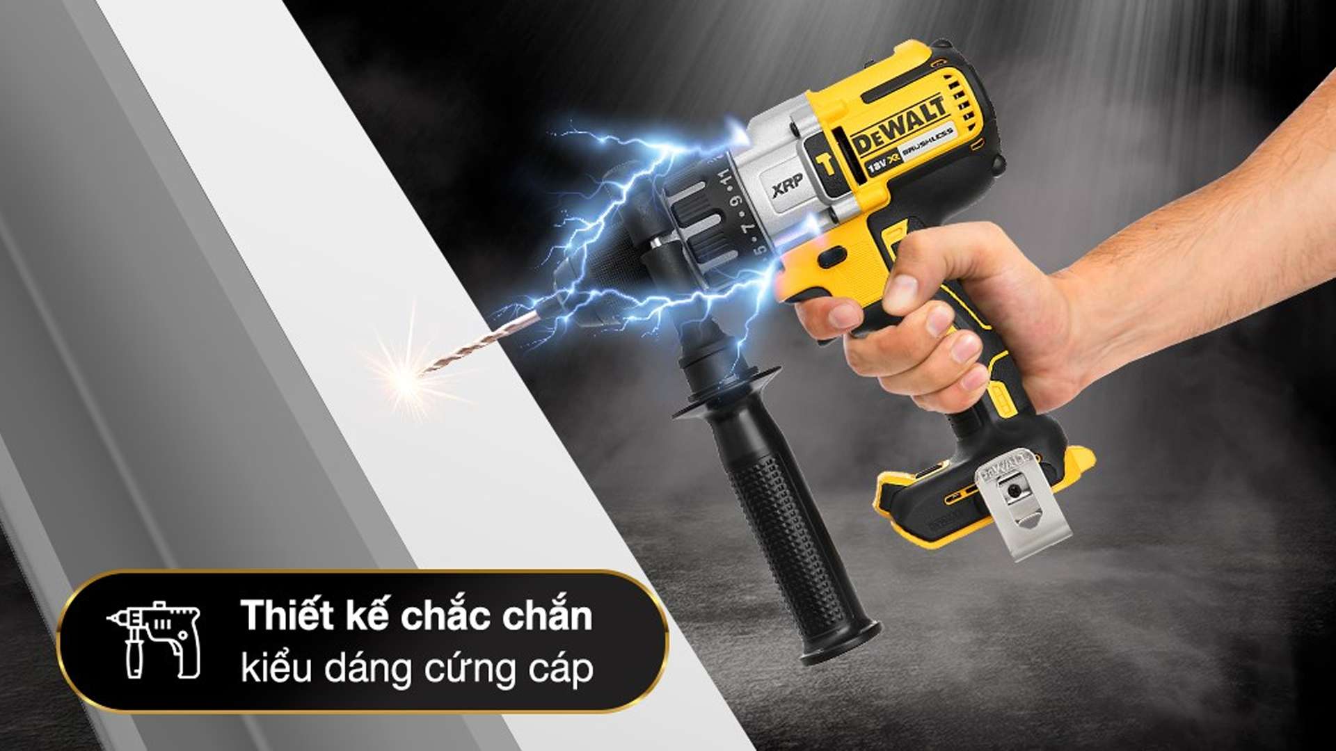 THÂN MÁY KHOAN VẶN VÍT PIN DEWALT DCD996N 18V