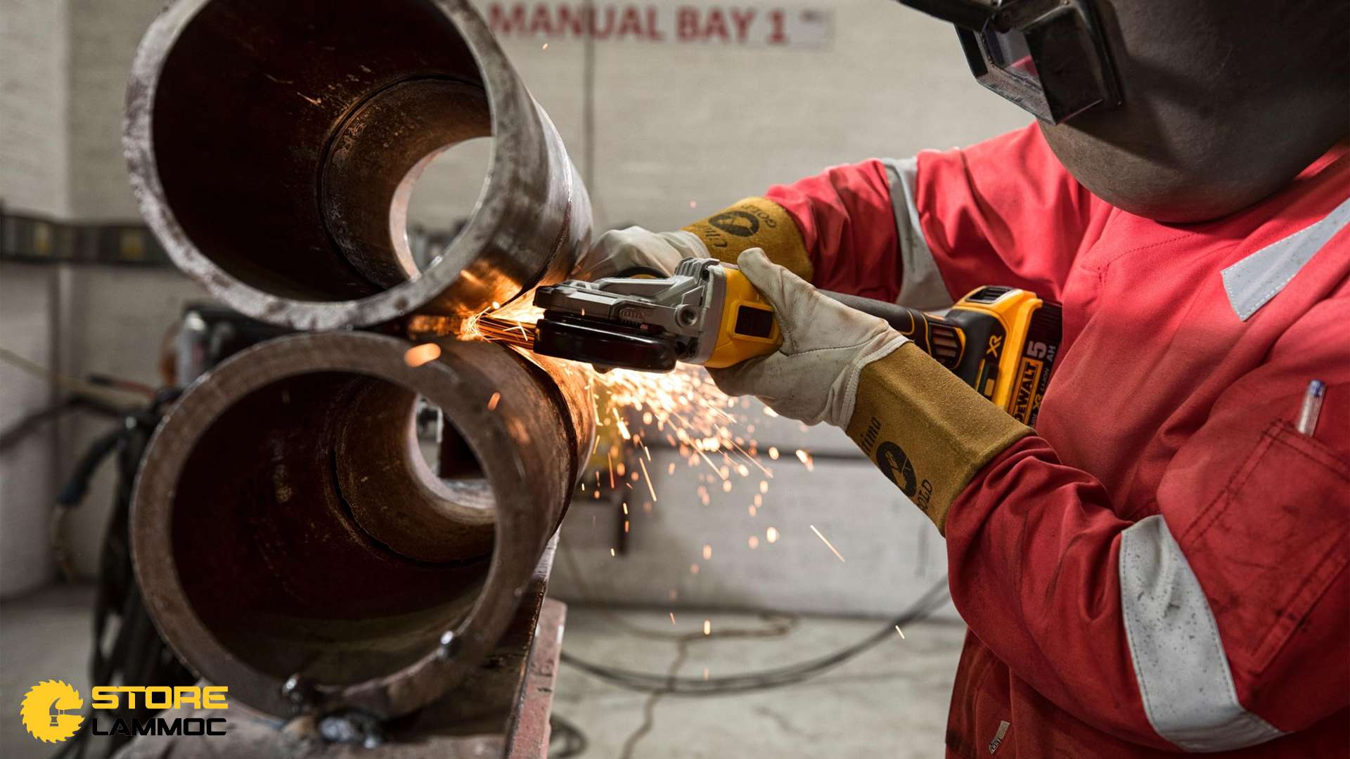 máy mài góc pin Dewalt DCG405FN