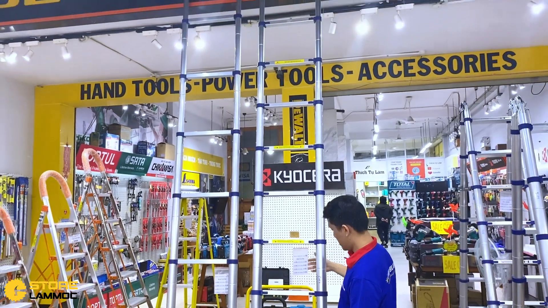 Thang nhôm rút đơn cao 3,2m