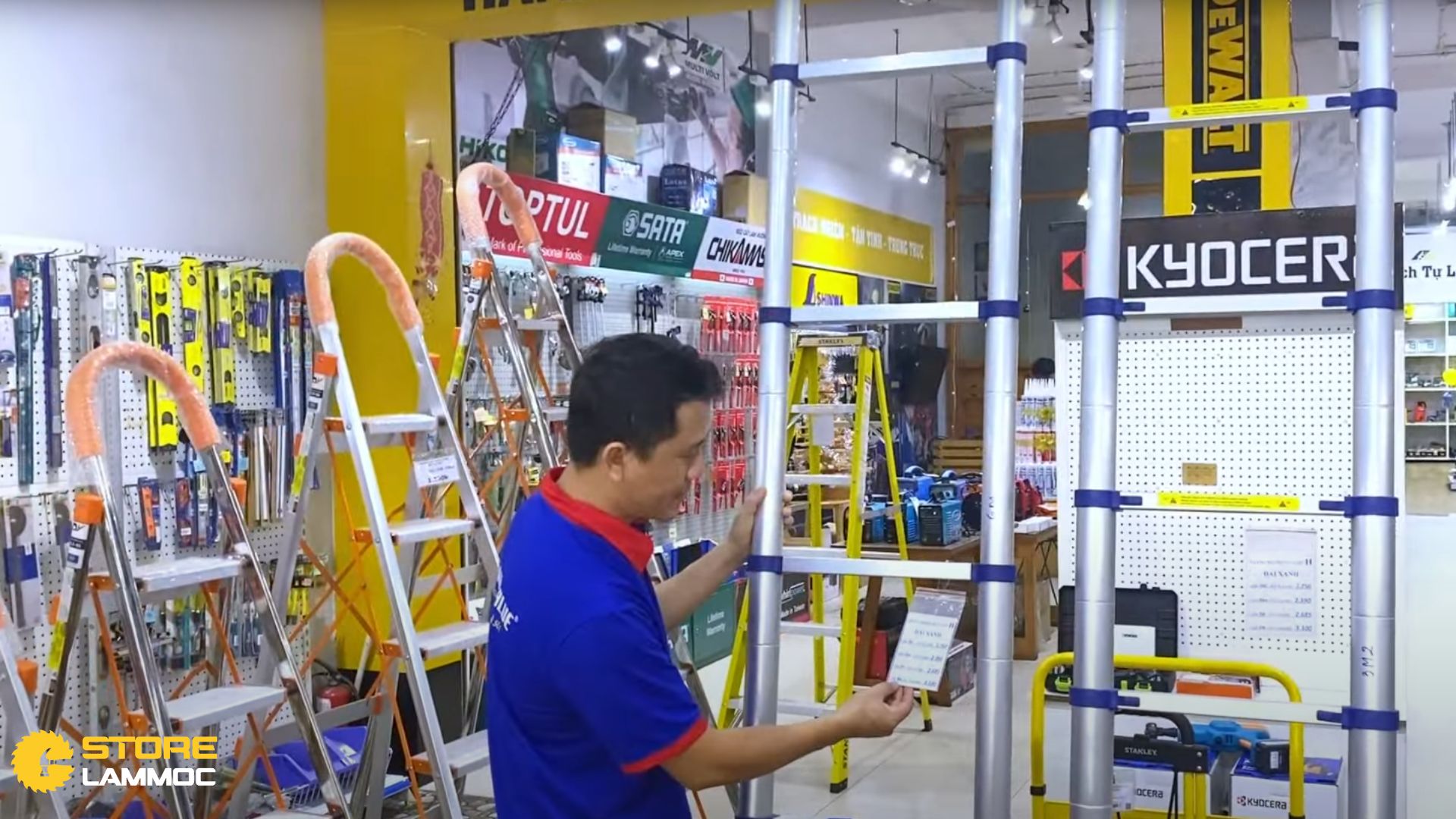 Thang nhôm rút đơn cao 4,4m