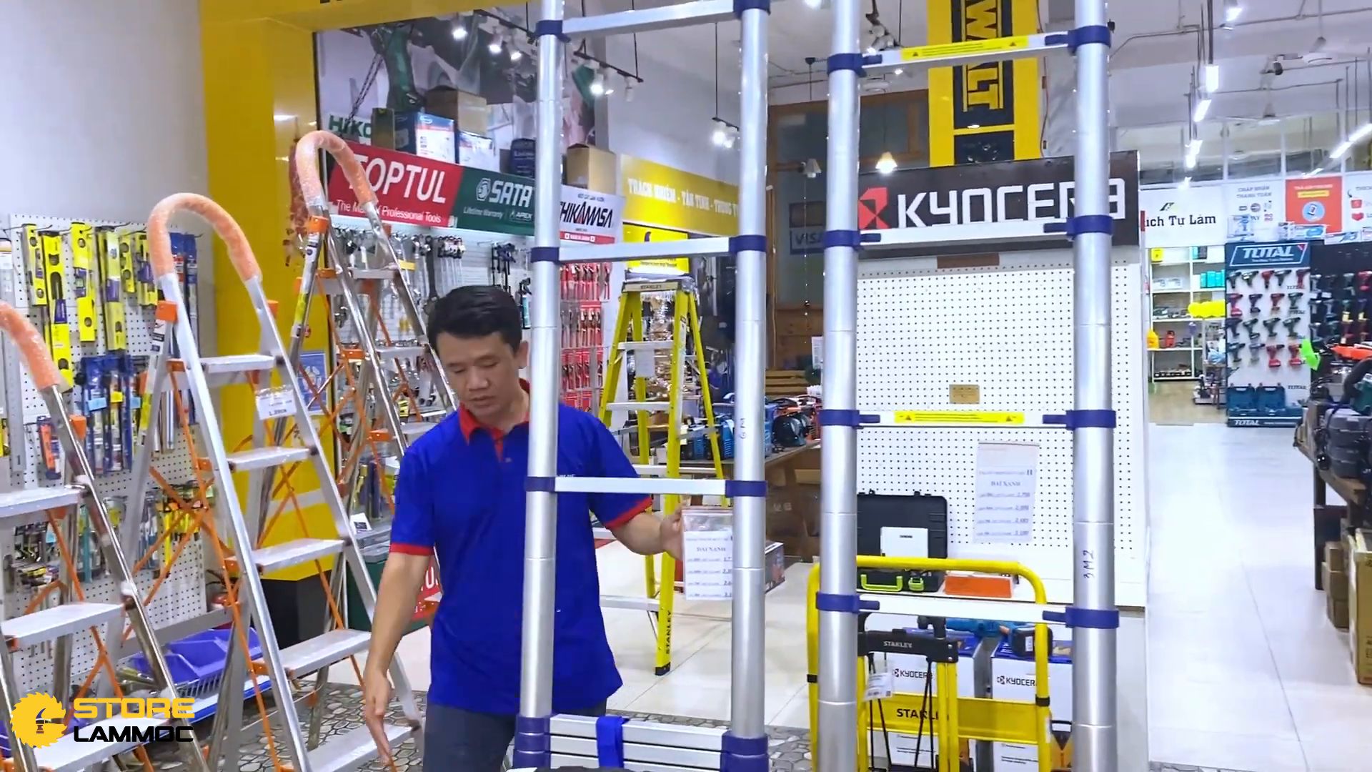 Thang nhôm rút đơn cao 6m