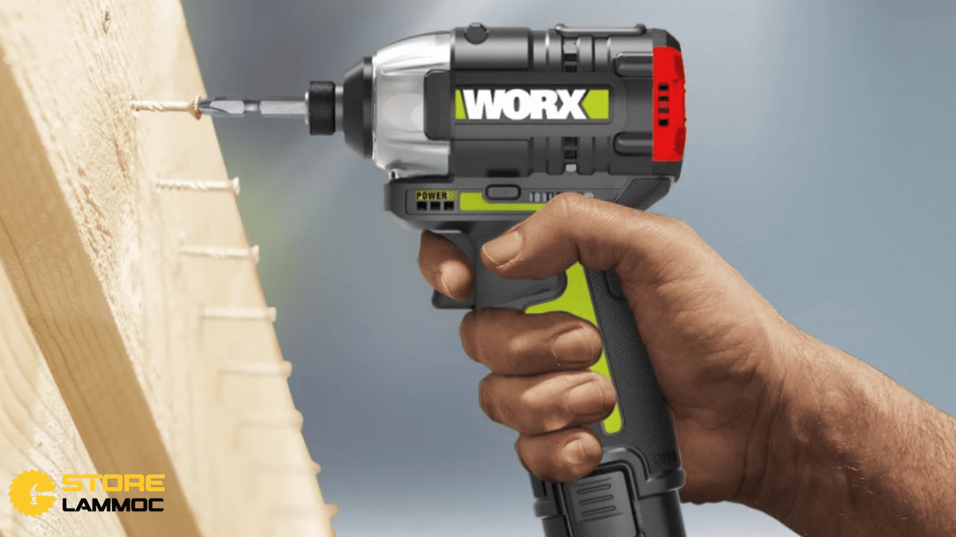 Thiết kế của máy bắn vít Worx WU132