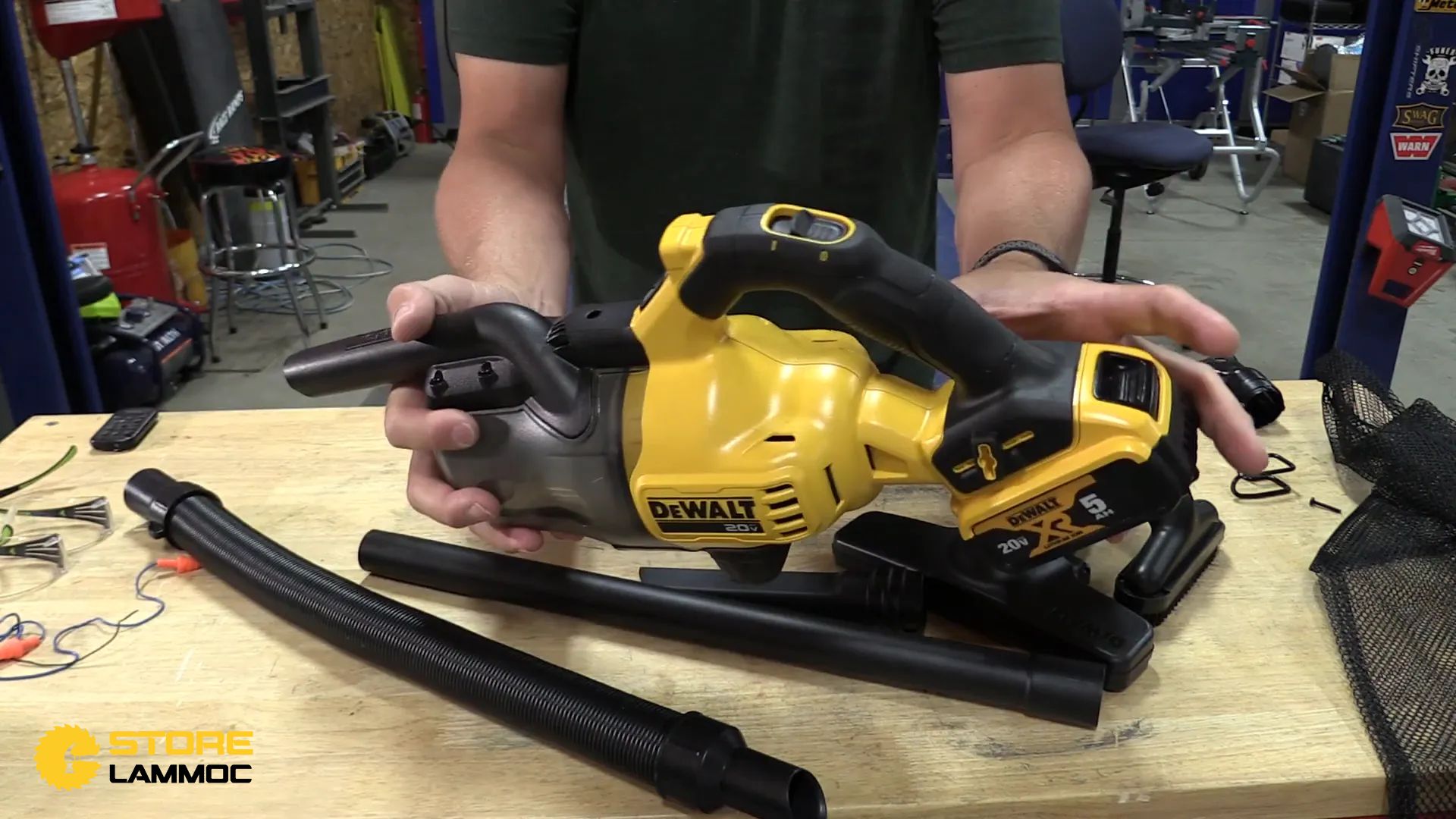 Thiết kế máy hút bụi pin Dewalt DCV501H