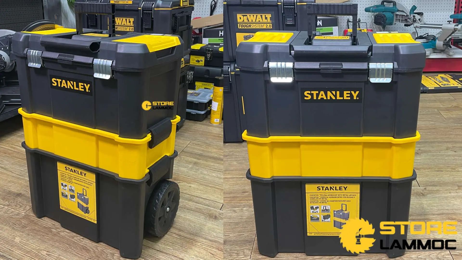 Thiết kế thông minh của thùng đồ nghề Stanley