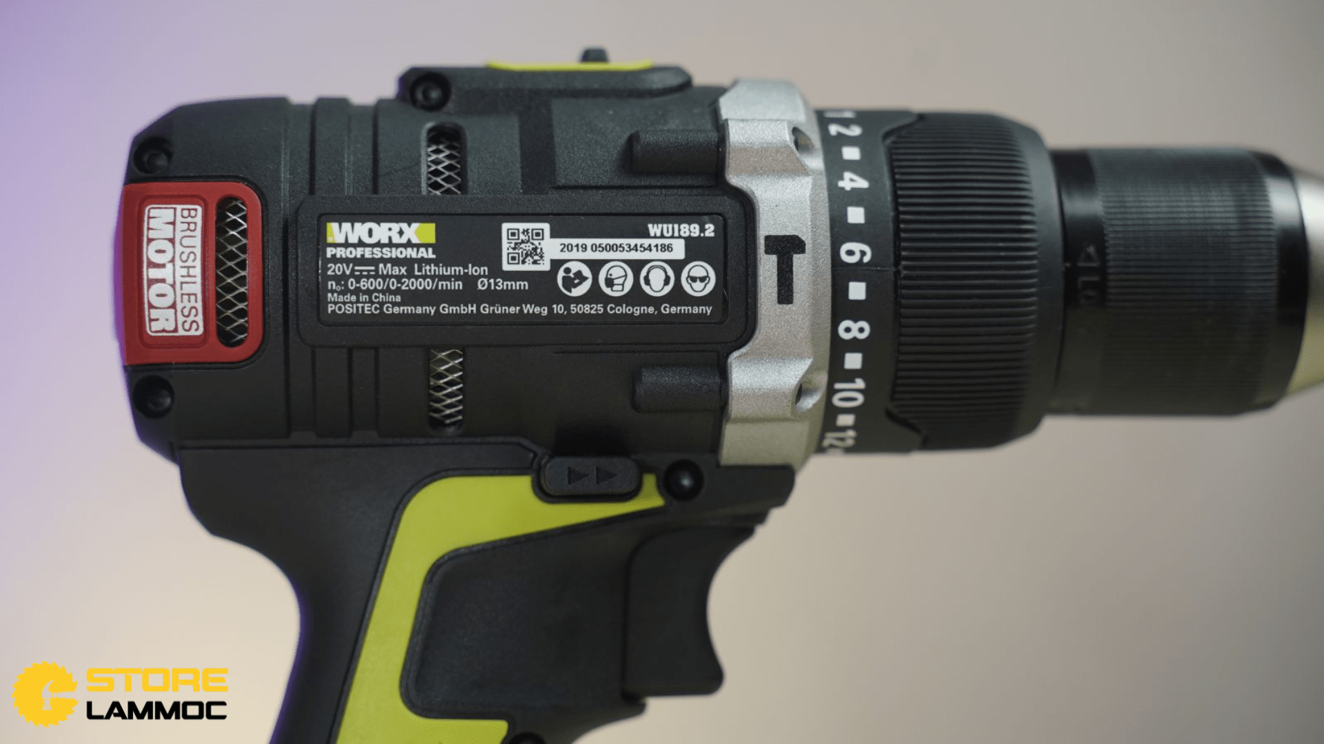 Thông số kỹ thuật của máy khoan pin Worx WU189.2