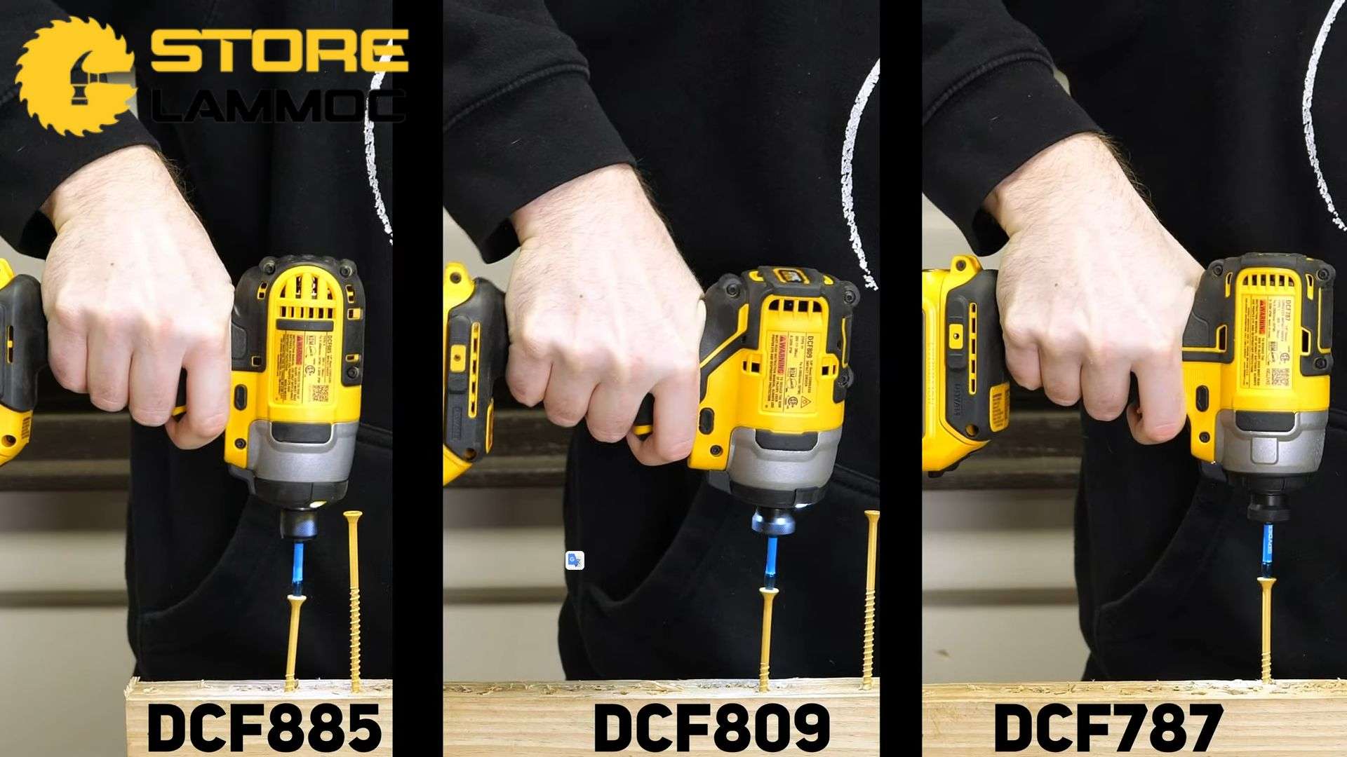 Thử nghiệm các máy bắn vít pin DeWALT