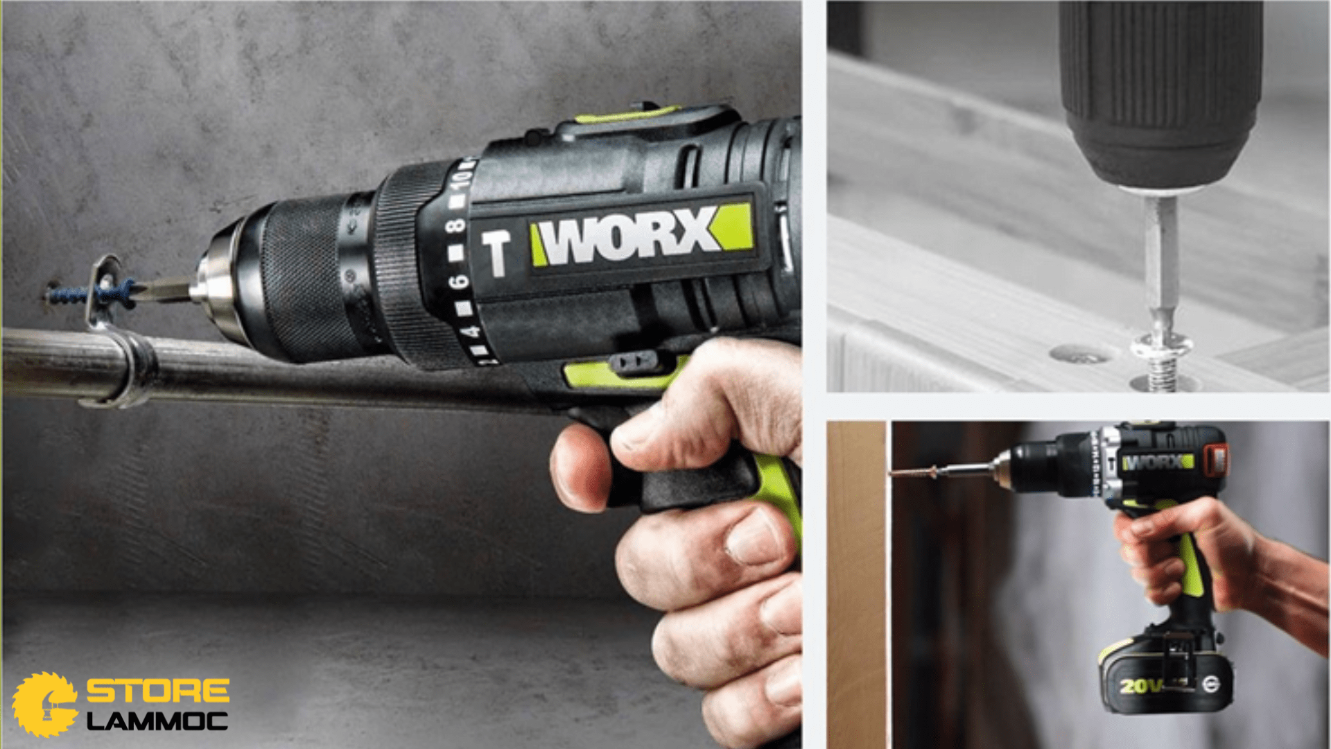 Thử nghiệm thực tế máy khoan pin Worx WU189.2