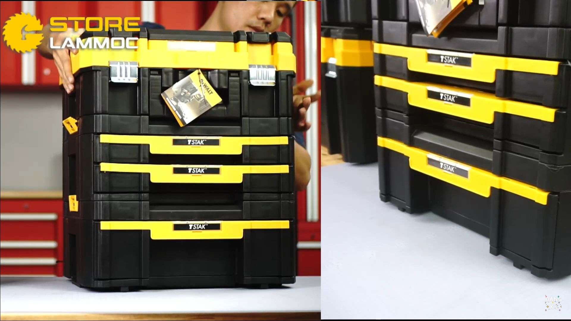 Kết nối thùng đồ nghề Dewalt