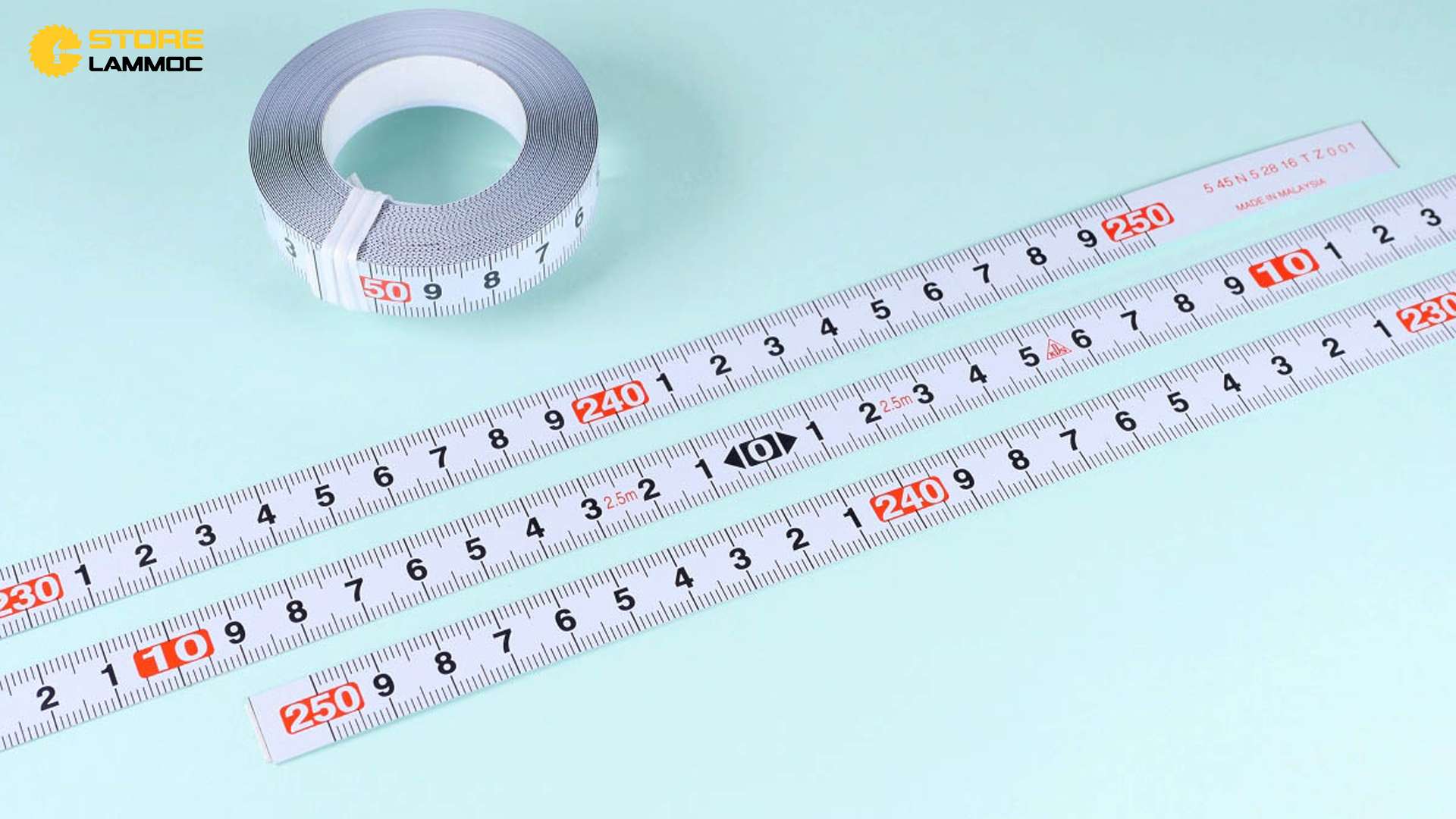 THƯỚC DÁN SỐ TỪ GIỮA SANG HAI BÊN 5M X 13MM KDS STC13-05BP