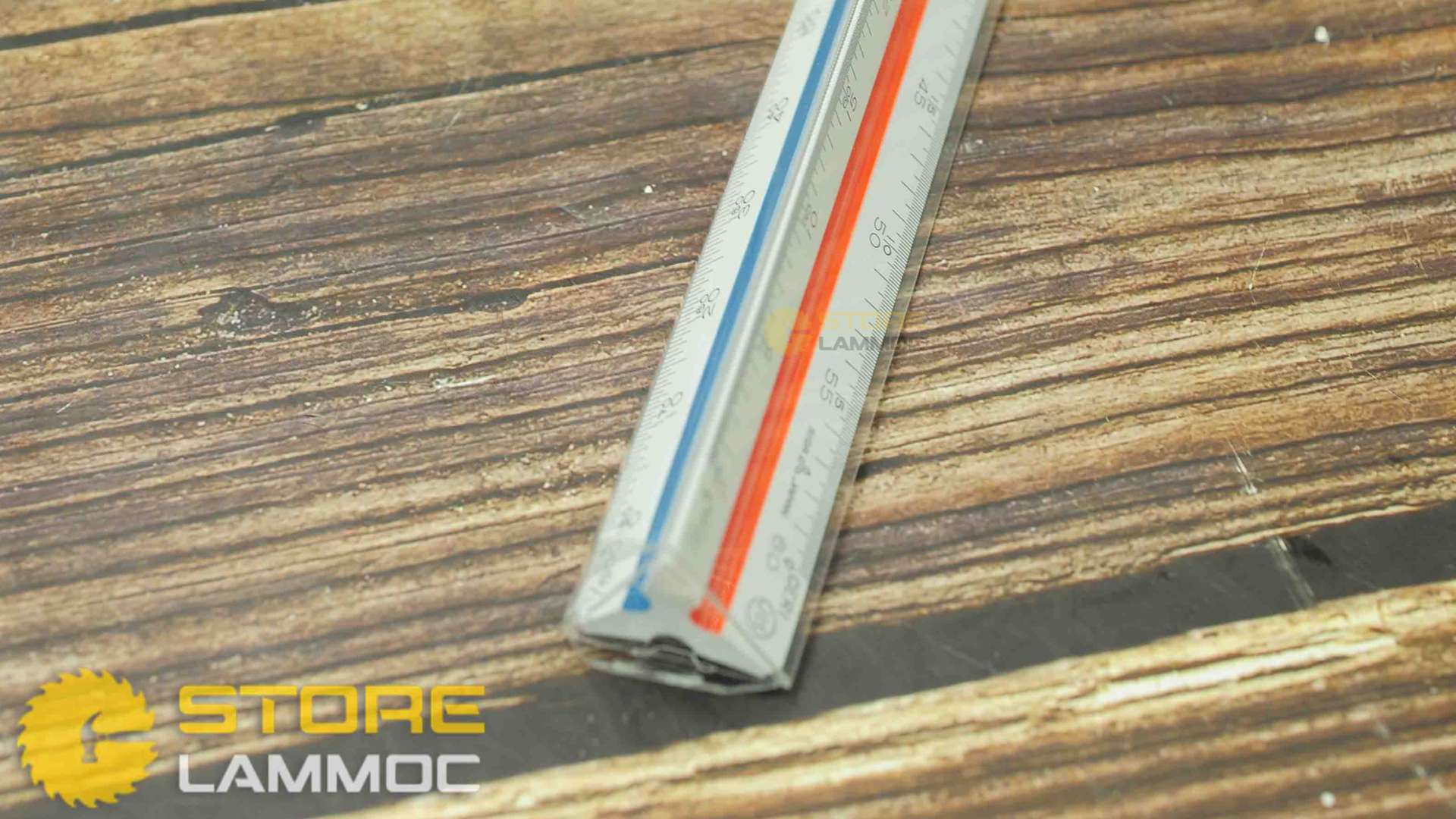 Thước thẳng 3 mặt 30cm SHINWA 74950