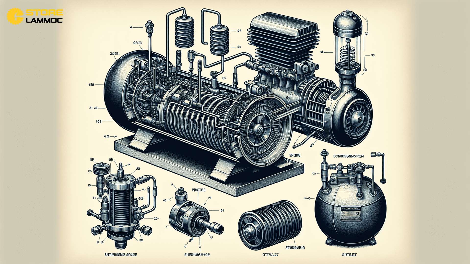 Tìm hiểu chi tiết cách hoạt động của các loại máy nén khí