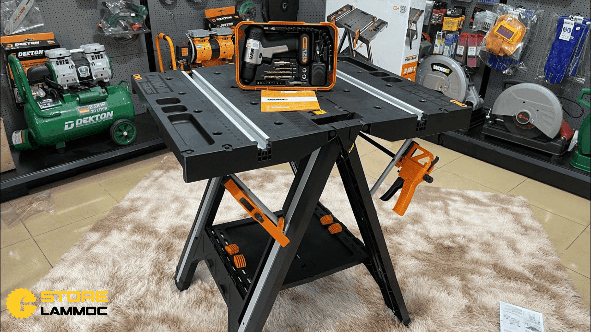 Tính năng đặc biệt của bàn thao tác Worx