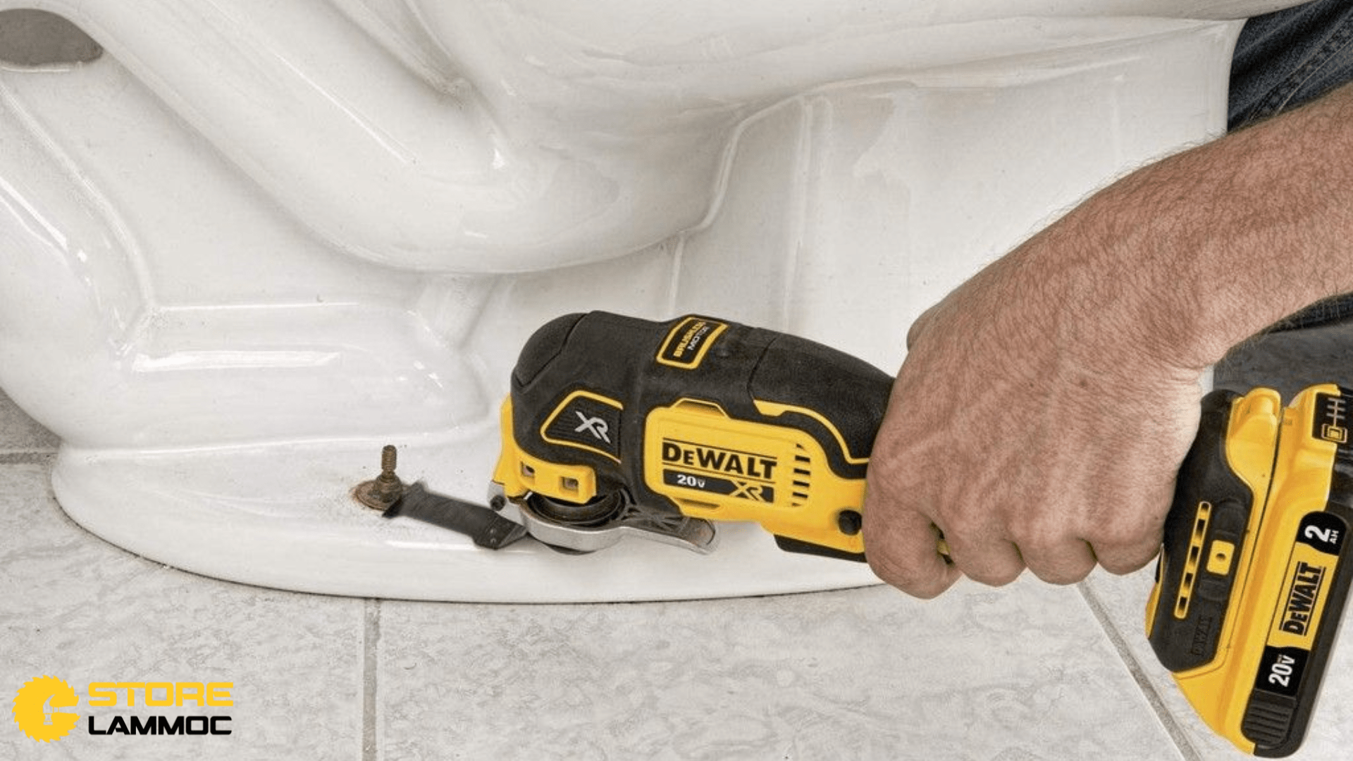 Cấu tạo máy cắt rung pin Dewalt