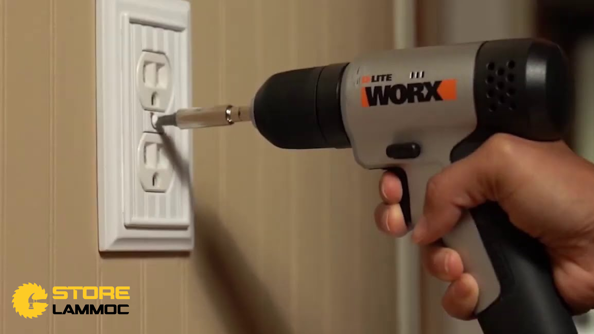 Tốc độ khoan mạnh mẽ của máy khoan pin Worx WX104